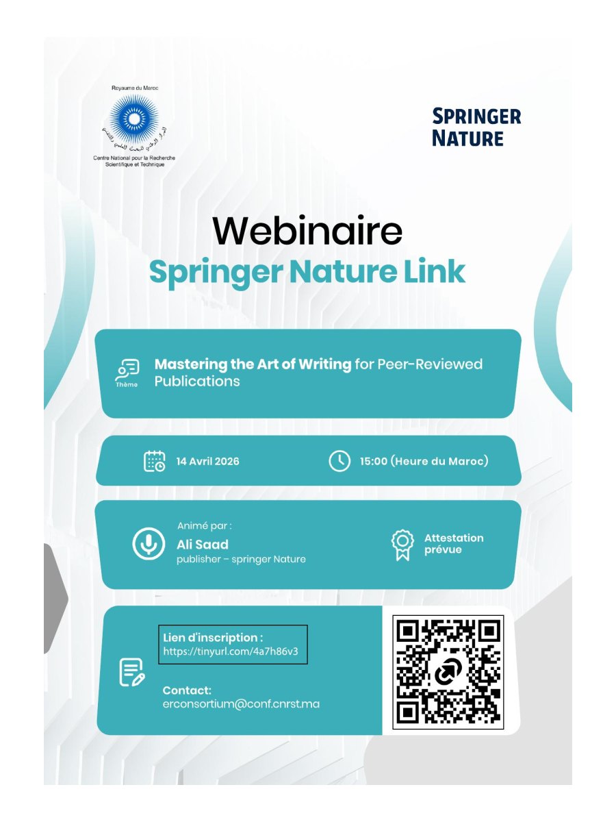 ندوة Springer Nature Link — 14 أبريل 2026